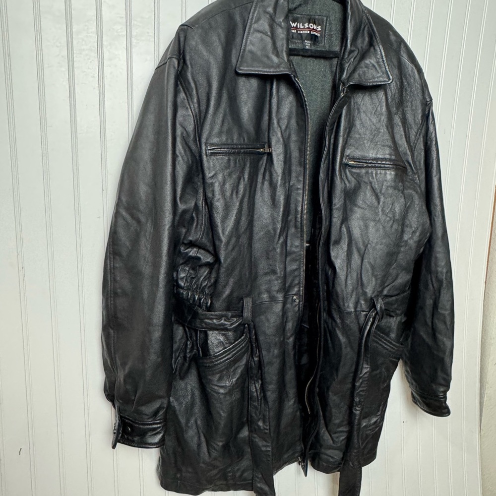 Wilson Black Military Field Coat
